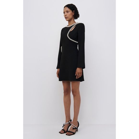 JONATHAN SIMKHAI KATHARINE DIAMANTE MINI DRESS - Picture 5 of 14